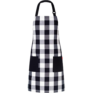 ALIPOBO Chef Bib Apron for Men Women with Pockets