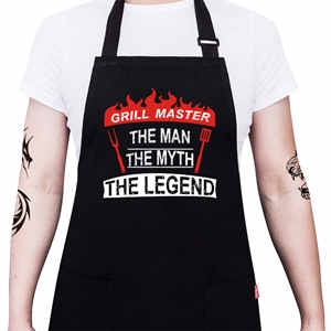 ALIPOBO Grilling Apron Funny BBQ Aprons for Men Dad