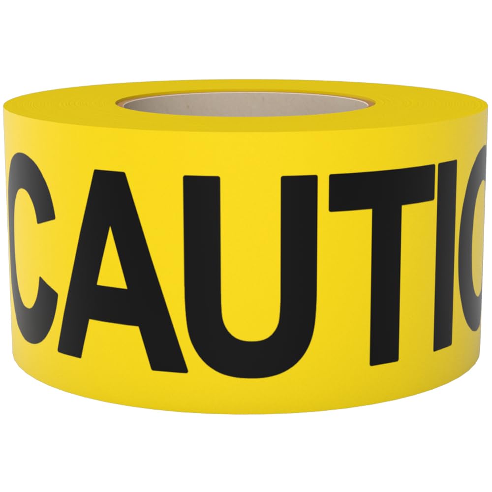 ALIPOBO Premium Yellow Caution Tape 3 inch x 1000 feet